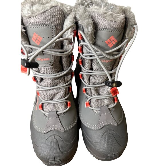 Columbia Bugaboot III Women's Waterproof Faux Fur Winter Boots Size 5 Gray & Ora - Picture 11 of 11